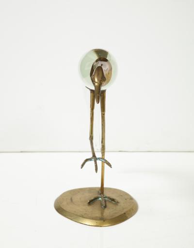 Gabriella Crespi Gabriella Crespi Style Glass Brass Egret