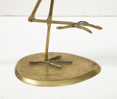Gabriella Crespi Gabriella Crespi Style Glass Brass Egret