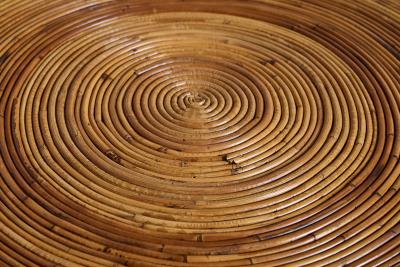 Gabriella Crespi Gabriella Crespi Style Pencil Reed Coffee Table