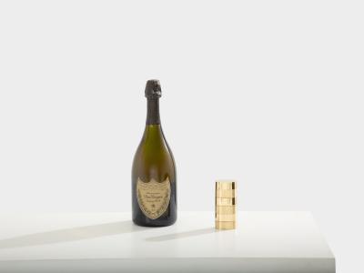 Gabriella Crespi Gabriella Crespi brushed and polished brass box signed 1970