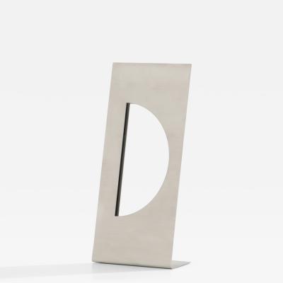 Gabriella Crespi Gabriella Crespi for Christian Dior brushed steel vanity mirror 1970