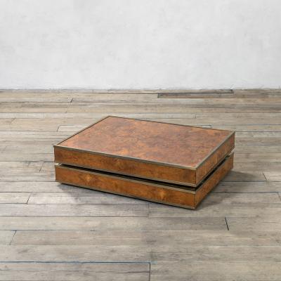 Gabriella Crespi Gabriella Crespi in the Style of Low Table with Sliding Top