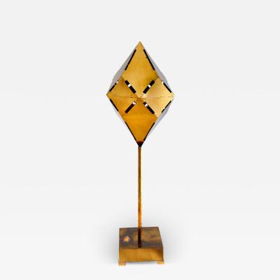 Gabriella Crespi Rare Kaleidoscope table lamp circa 1975