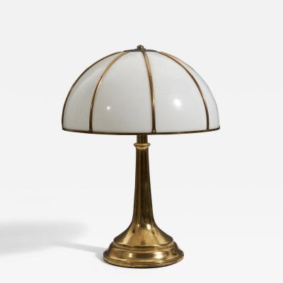 Gabriella Crespi Table Lamp with Brass and Acrylic Italy 1970s