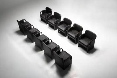 Gae Aulenti Armchairs Tlinkit by Gae Aulenti for Tecno Italy 1990s