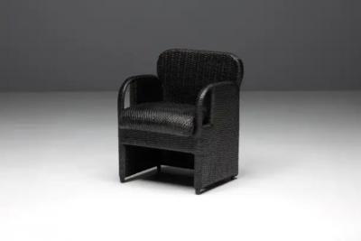 Gae Aulenti Armchairs Tlinkit by Gae Aulenti for Tecno Italy 1990s