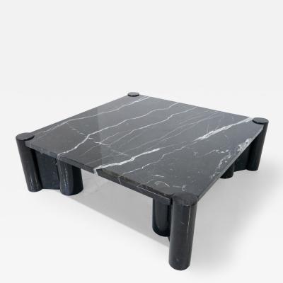 Gae Aulenti Black Marble Jumbo Coffee Table by Gae Aulenti for Knoll Inc 1960s