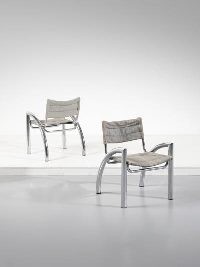 Gae Aulenti Cassiopea Small Armchairs by Gae Aulenti
