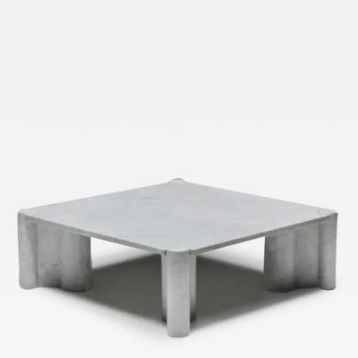 Gae Aulenti Gae Aulenti Carrara Marble Jumbo Coffee Table for Knoll Italy 1965