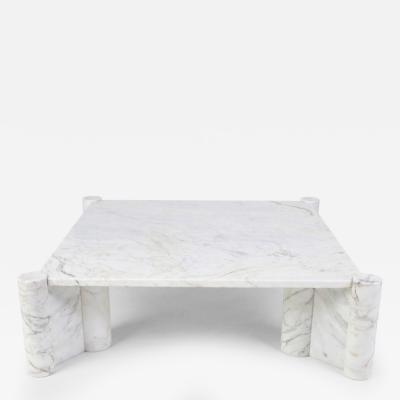 Gae Aulenti Gae Aulenti Jumbo Marble Coffee Table for Knoll International Italy 1970