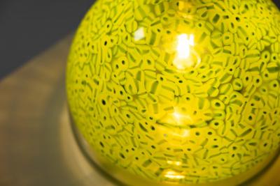 Gae Aulenti Gae Aulenti Table Lamp Poveglia in Murano Glass for Vistosi Italy 1969