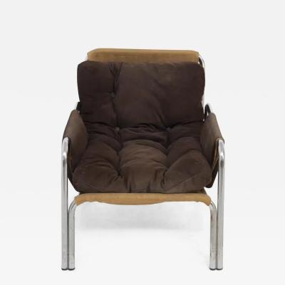 Gae Aulenti Gae Aulenti Velvet Armchair from the 1960s