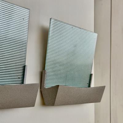 Gae Aulenti Gae Aulenti and Achille Castiglioni Diamante wall lights model no 2672