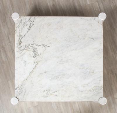 Gae Aulenti Gae Aulenti for Knoll Jumbo Carrara Marble Coffee Table Italy circa 1964