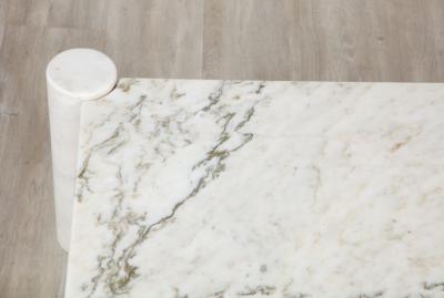 Gae Aulenti Gae Aulenti for Knoll Jumbo Carrara Marble Coffee Table Italy circa 1964