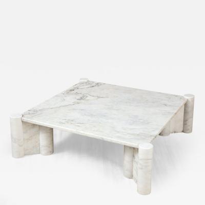 Gae Aulenti Gae Aulenti for Knoll Jumbo Carrara Marble Coffee Table Italy circa 1964