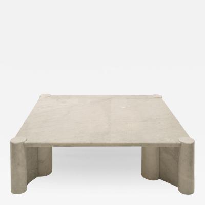 Gae Aulenti Jumbo Marble Italian Coffee Table Designed by Gae Aulenti For Knoll 1960s