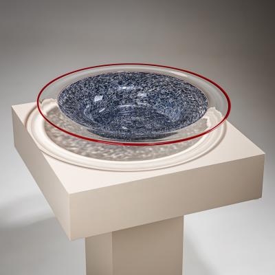 Gae Aulenti Murano Glass Centerpiece by Gae Aulenti for Vistosi Italy 1970s