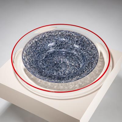 Gae Aulenti Murano Glass Centerpiece by Gae Aulenti for Vistosi Italy 1970s