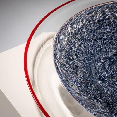 Gae Aulenti Murano Glass Centerpiece by Gae Aulenti for Vistosi Italy 1970s