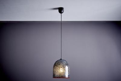 Gae Aulenti Neverino Murano Glass Pendant Lamp by Gae Aulenti for Vistosi