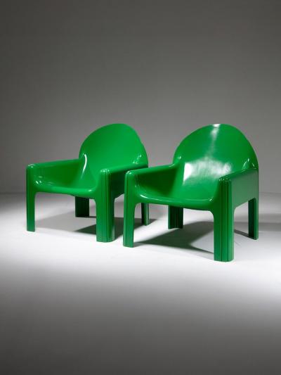 Gae Aulenti Pair of 4794 Armchairs by Gae Aulenti for Kartell