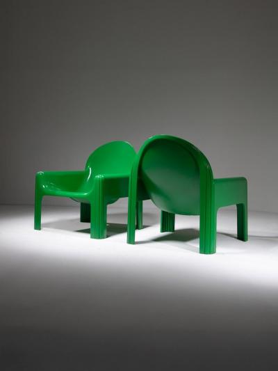 Gae Aulenti Pair of 4794 Armchairs by Gae Aulenti for Kartell