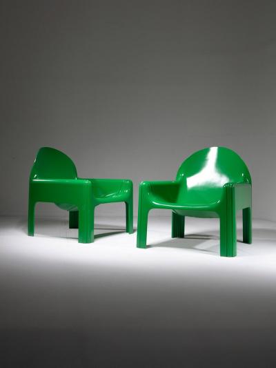 Gae Aulenti Pair of 4794 Armchairs by Gae Aulenti for Kartell