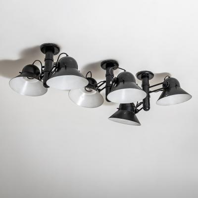 Gae Aulenti Three Wall Lamps Model 6755 by Gae Aulenti for Stilnovo Designed in 1978