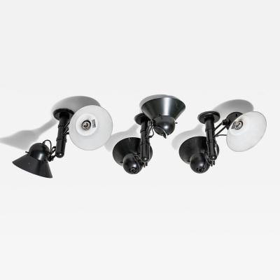 Gae Aulenti Three Wall Lamps Model 6755 by Gae Aulenti for Stilnovo Designed in 1978