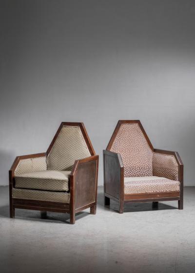 Gaetano Borsani Pair of Gaetano Borsani lounge chairs