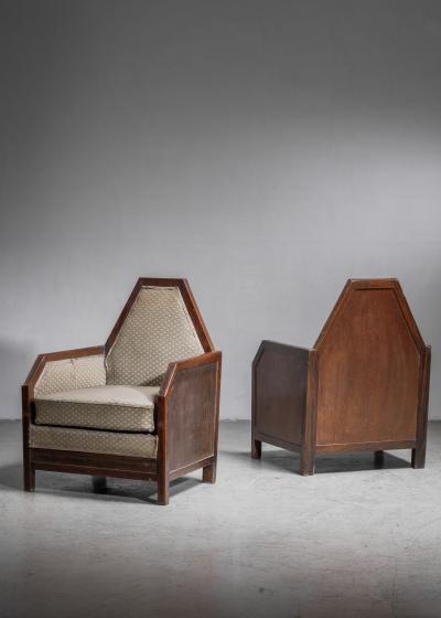 Gaetano Borsani Pair of Gaetano Borsani lounge chairs