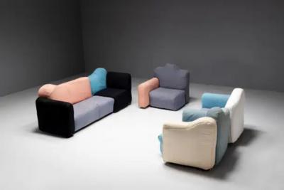 Gaetano Pesce Cannaregio Modular Sofa by Gaetano Pesce for Cassina Italy 1980s