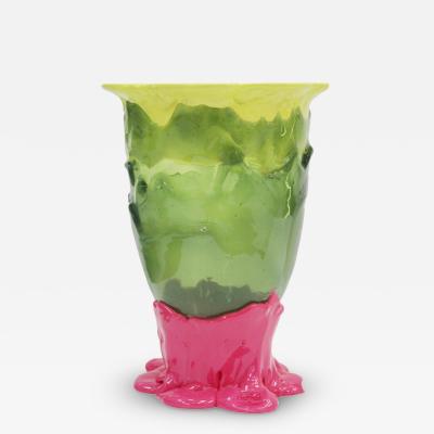 Gaetano Pesce Contemporary Pink and Green Resin Vase from the Fish Collection by Gaetano Pesce