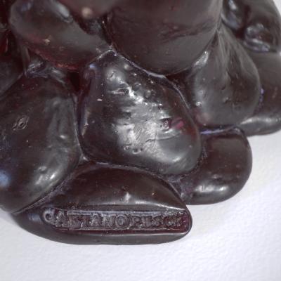 Gaetano Pesce FISH DESIGN NOT CORSI NUGGET PURPLE VASE N 07 08