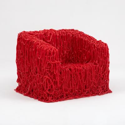 Gaetano Pesce Gaetano Pesce Senzafine Armchair and Pouf Italy
