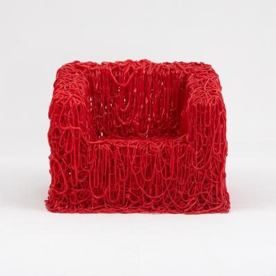 Gaetano Pesce Gaetano Pesce Senzafine Armchair and Pouf Italy