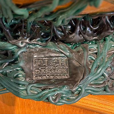 Gaetano Pesce Large Gaetano Pesce Sculpted Resin Center piece Bowl Mark Gaetano Pesce