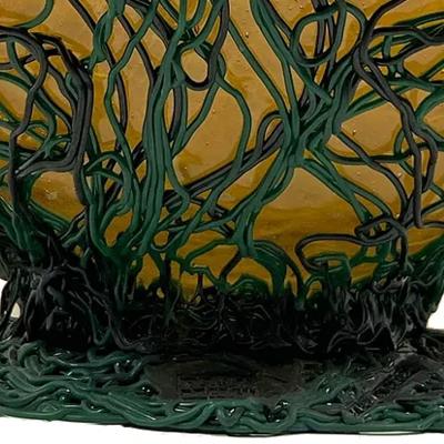 Gaetano Pesce Large Gaetano Pesce Sculpted Resin Center piece Bowl Mark Gaetano Pesce