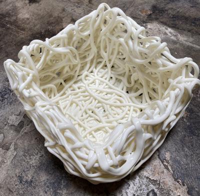 Gaetano Pesce Senzafine Soft Resin Basket by Gateano Pesce