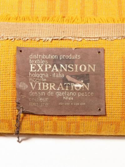 Gaetano Pesce Vibration Wool Carpet by Gaetano Pesce for Expansion Italy