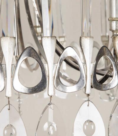 Gaetano Sciolari 1970s Italian Gaetano Sciolari Twelve Light Chandelier