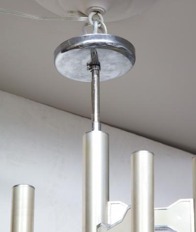 Gaetano Sciolari 1970s Vintage Chrome Light Fixture