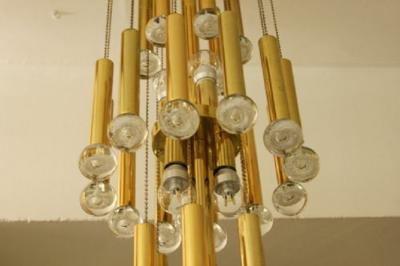 Gaetano Sciolari A PAIR OF SCIOLARI CEILING LIGHTS