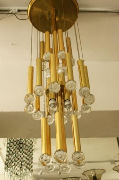 Gaetano Sciolari A PAIR OF SCIOLARI CEILING LIGHTS