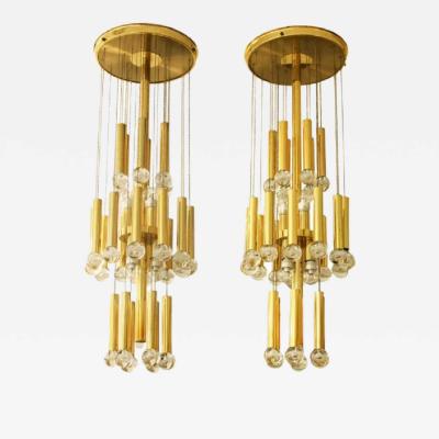 Gaetano Sciolari A PAIR OF SCIOLARI CEILING LIGHTS