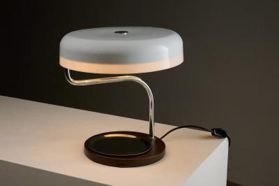 Gaetano Sciolari Desk Lamp with Integrated Tray 1970s