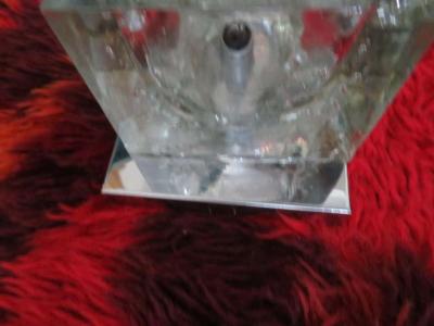 Gaetano Sciolari Fantastic Gaetano Sciolari Ice Cube Wall Light Fixture Mid Century Modern