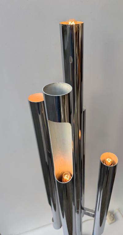 Gaetano Sciolari Floor Lamp Organ by Gaetano Sciolari Italy 1970s