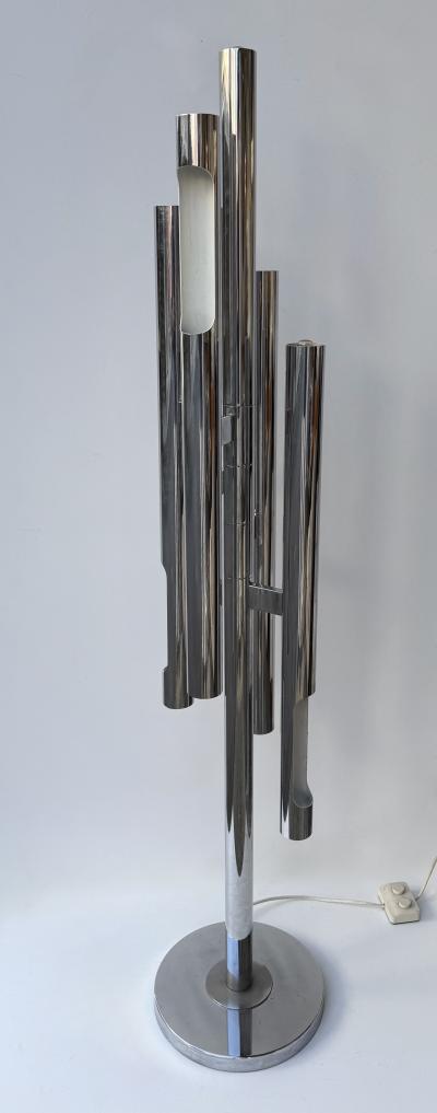Gaetano Sciolari Floor Lamp Organ by Gaetano Sciolari Italy 1970s
